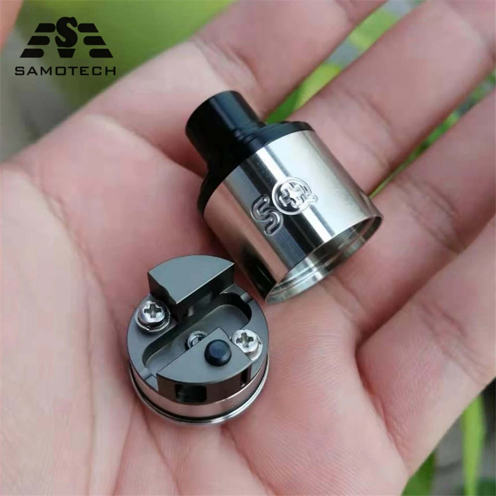 

Newest YFTK Squape S BF MTL/DL RDA 316 Stainless Steel 22mm Diameter with two sides airflow single coil tank Fit 510 Mod vs gtr