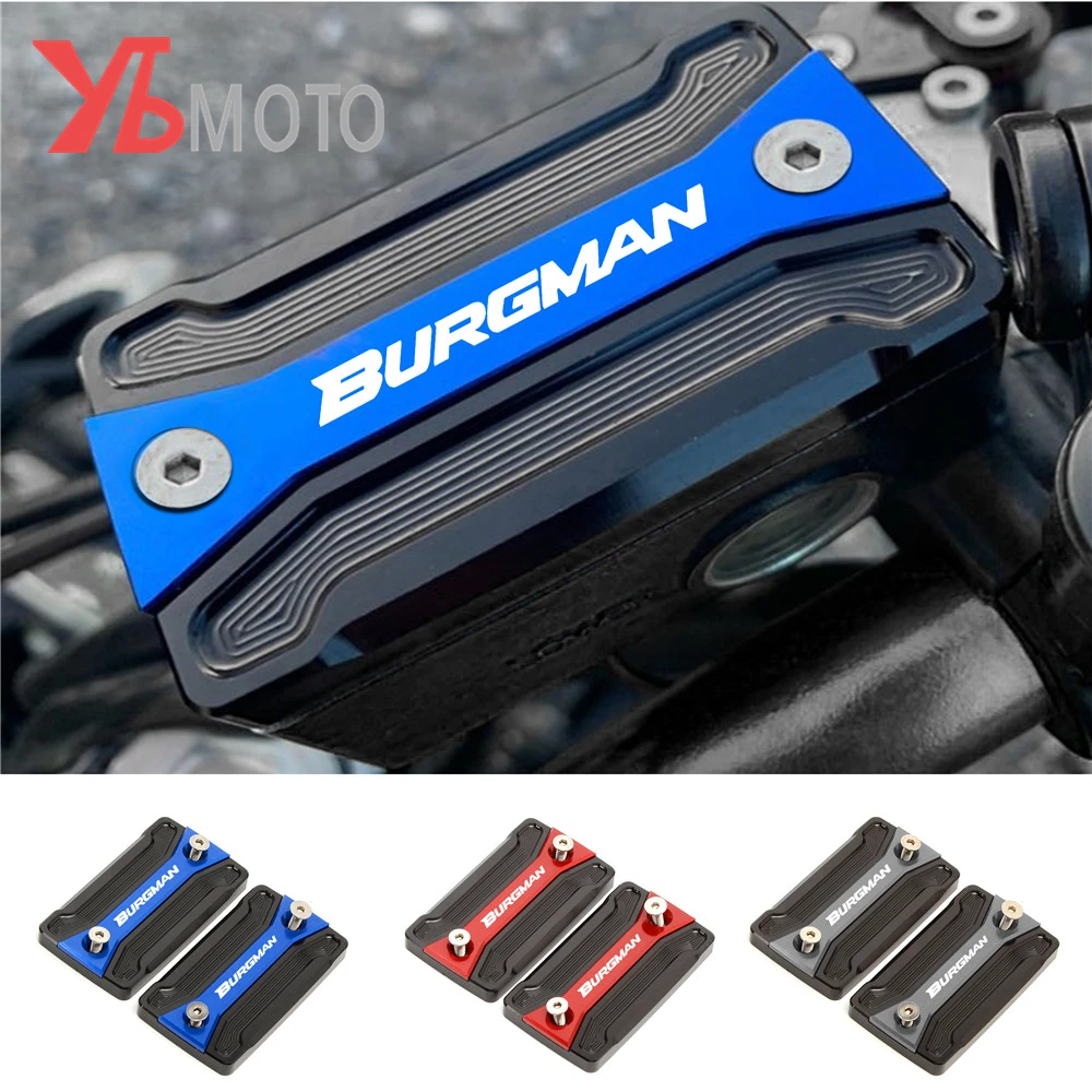 1 пара крышка резервуара для жидкости подходит SUZUKI BURGMAN 650 AN650 2006 2020 2018 2019 мотоциклы
