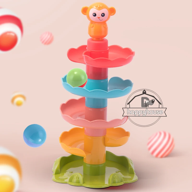 

Montessori Stacking Toys For Babies From 0 12 Months Toddler Stacking Blocks Games For Baby Boy Girl 1 Year Old Baby Stack Tower
