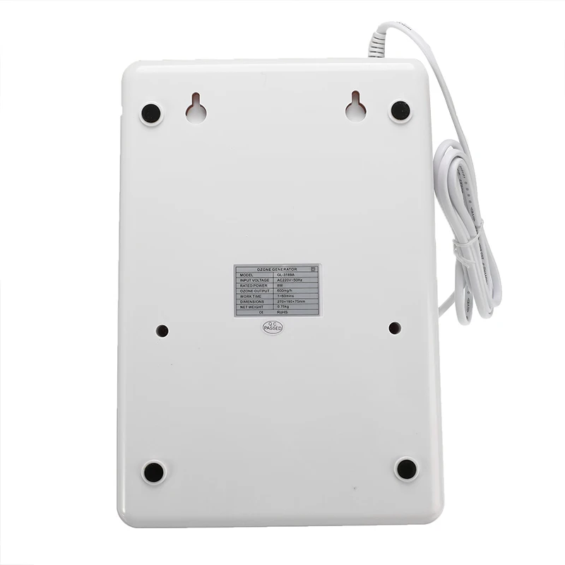 

110/220V 600mg/h Ozone Generator Ozonator Air Purifier Wheel Timer Water Food Sterilizer Vegetable Fruit Meat Washer Ionizer Air