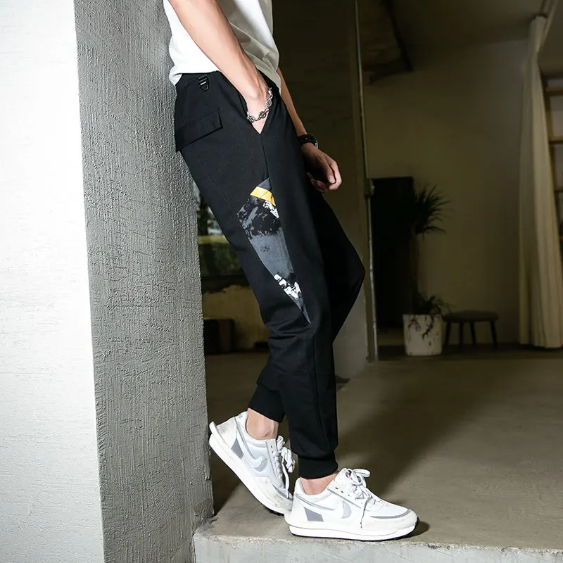 

WWKK Men Joggers Casual Pants Side Stripe Fitness Men Sportswear Tracksuit Sport Sweatpants Trousers Gyms Jogger Track Pants