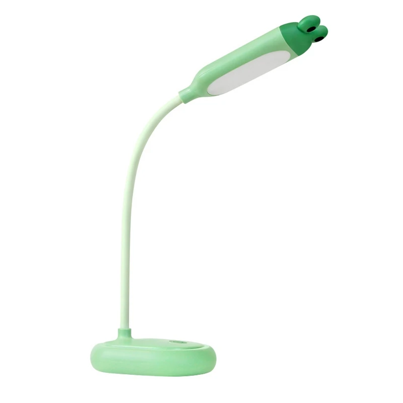 

HOT-Children Desk Lamp Table Light Dimmable Reading Lamp Gooseneck Press Lamp for Bedroom Livingroom School Office Studio