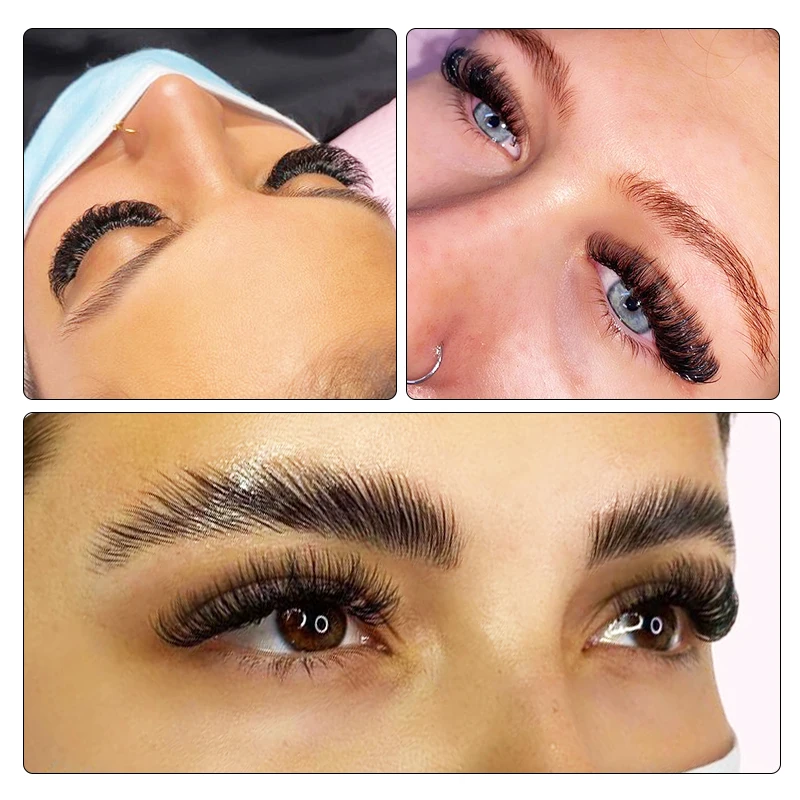 20 накладных ресниц заводская цена 12 линий отдельные Классические мягкие