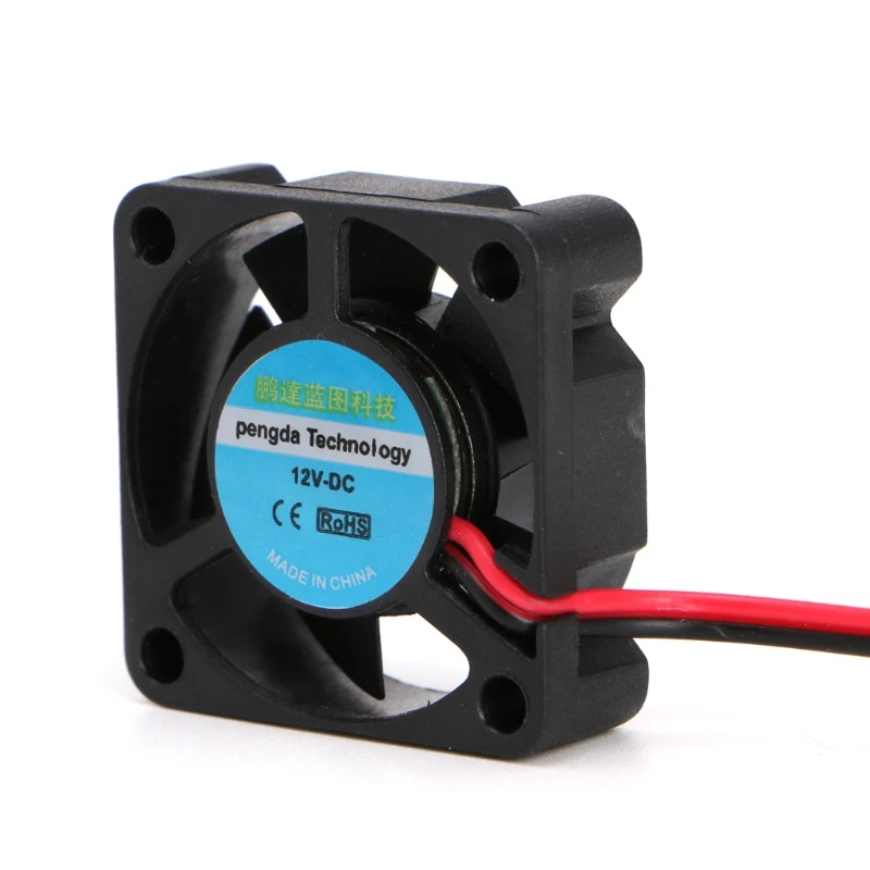

DC 12V 30*30*10mm Small 2-Wire Cooling Fan 3010 For 3D Printer Parts Extruder T84C