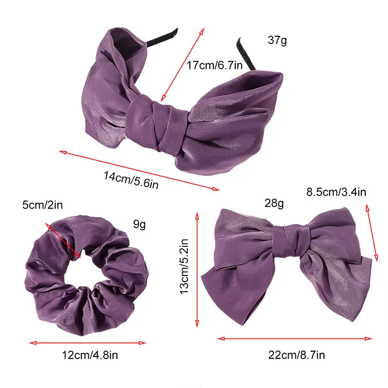 Корейский ободок с большим бантом для волос двухслойная Шпилька-бант эластичные