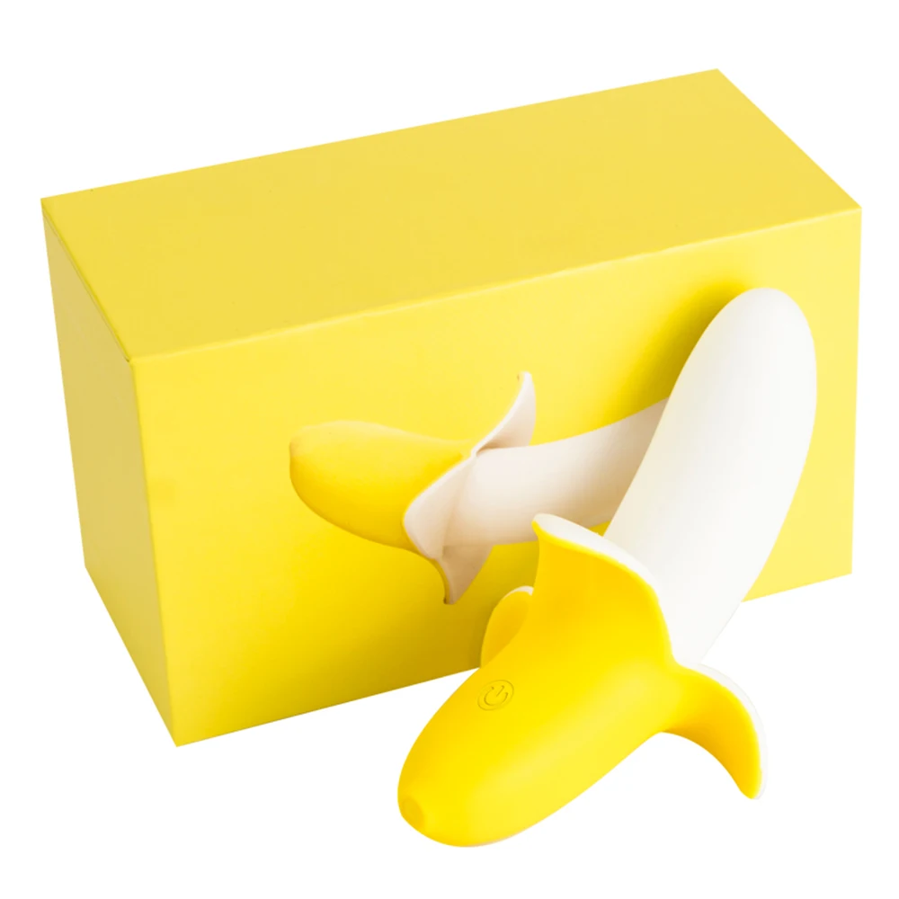 Новинка Перезаряжаемые банан силиконовый фаллоимитатор вибратор Массажер