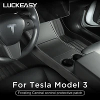 luckeasy for tesla model 3 car interior accessories window button center control door lock switch complete interior patch