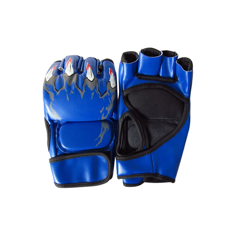 Боксерские перчатки с открытыми пальцами для ММА взрослых Муай Тай бокса