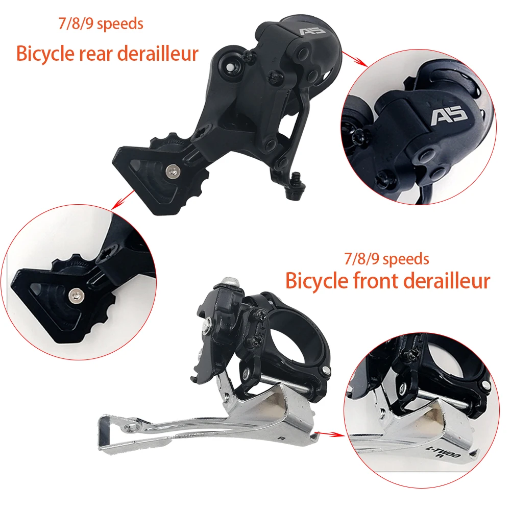 

Bicycle Derailleur Front Rear Shift Lever 3/7/8/9 Speed Rear Switches MTB Mountain Bike Shifter Bicycle Shifting Bicycle Parts