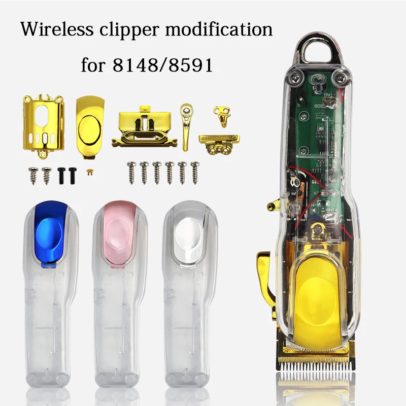 

transparent clipper accessories barber modified barber tool personalized replacement, suitable for model 8148/8591