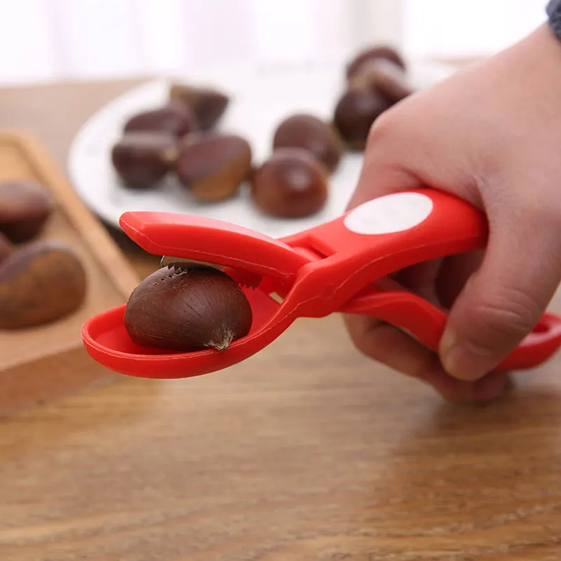 chestnut clip walnut pliers nut cracker sheller nut opener kitchen tools cutter gadgets dried fruit opener cutter gadgets free global shipping