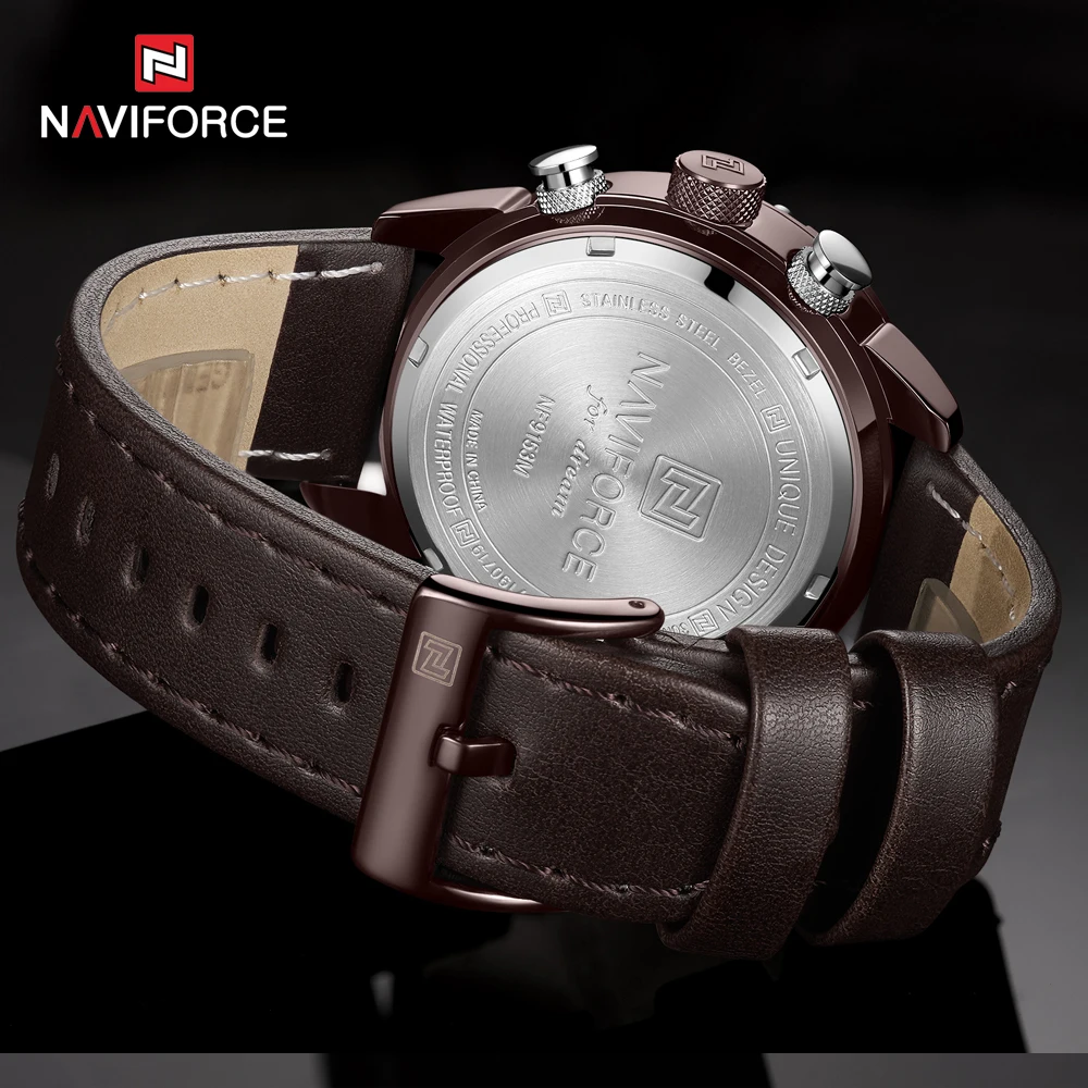 NAVIFORCE аналого-цифровые часы мужские люксовый бренд из нержавеющей стали спортивные мужские часы Кварцевые водонепроницаемые мужские модные часы