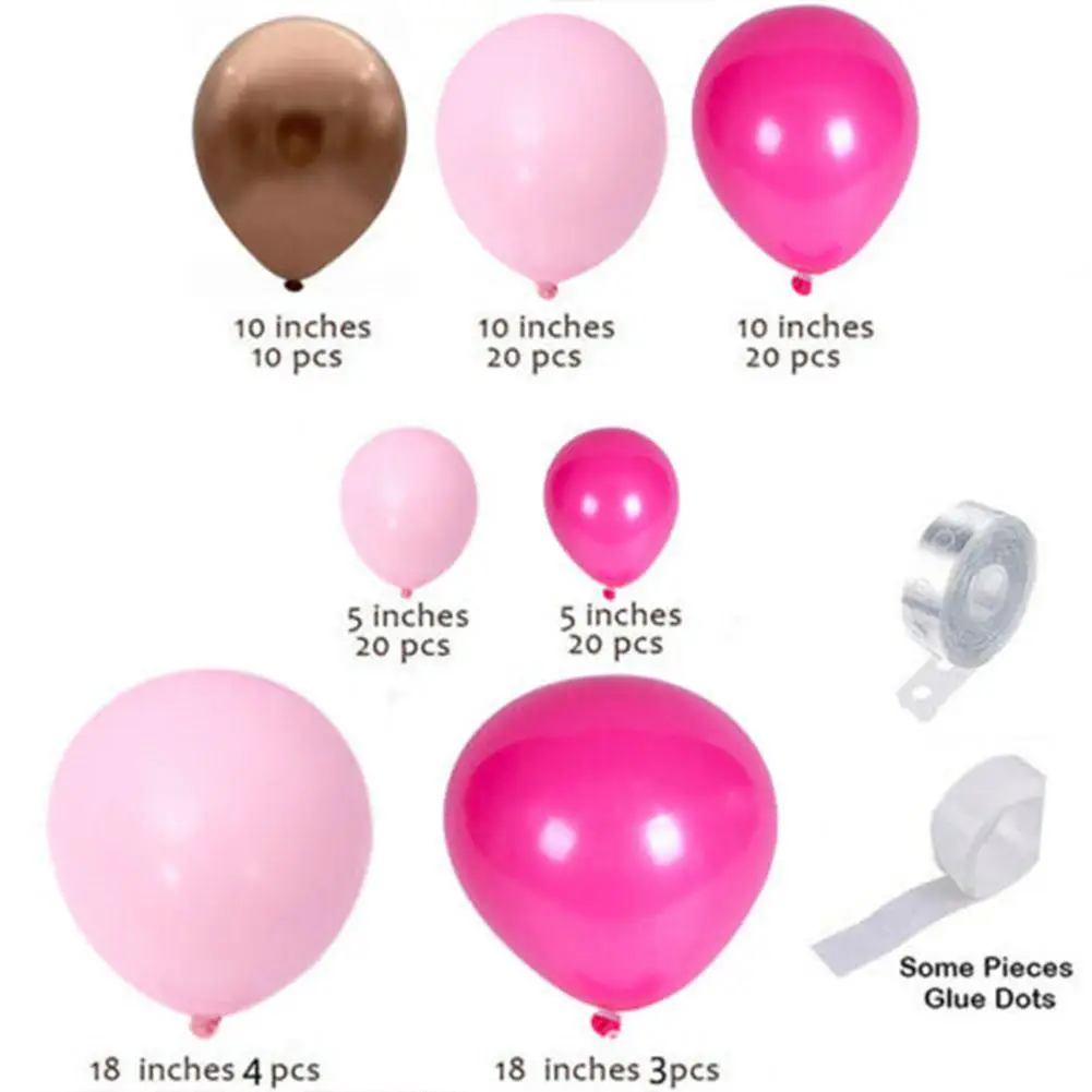 1 шт. воздушный шар гирлянда из фольги розового и золотого цвета|Воздушные шары