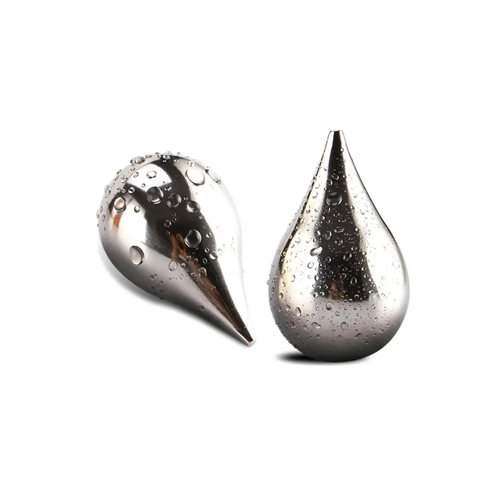 1 шт. креативные многоразовые кубики льда из нержавеющей стали 304 винные камни для