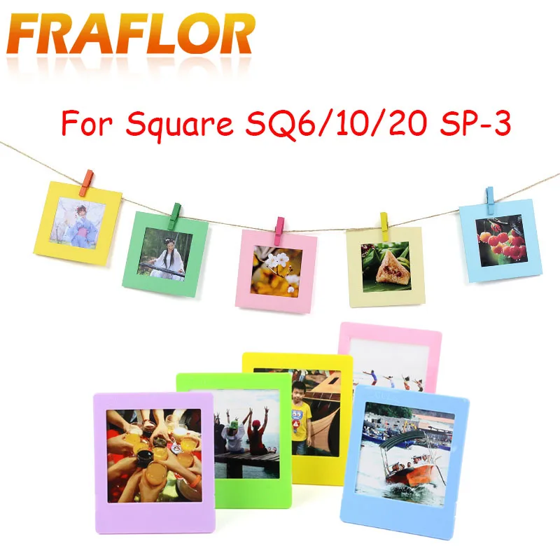 Instax Mini для квадратных фотоальбомов SQ6/10/20 фоторамка с деревянным зажимом и