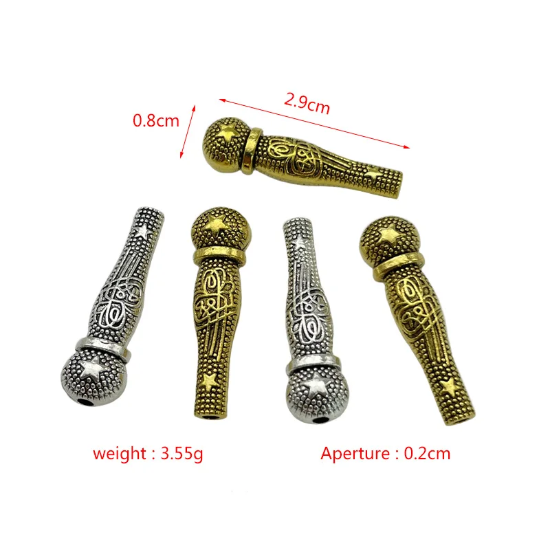 

JunKang DIY metal alloy Saudi Arabia meditation prayer beads making connection pieces wholesale jewelry accessories