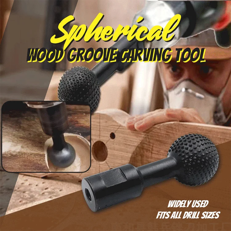 

Spherical Engraving Polishing Head Wood Groove Carving Head Carpenter Steel Wood Milling Cutter Grinding Head 10mm 14mm