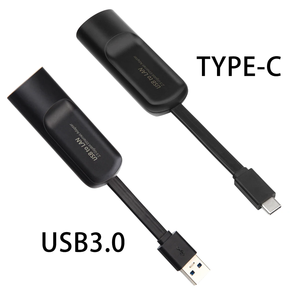 

2500Mbps USB C 2.5G Ethernet Adapter Gigabit USB Type-C To RJ45 LAN Converter 2.5Gbps USB3.0 Network Card For MacBook iPad Pro