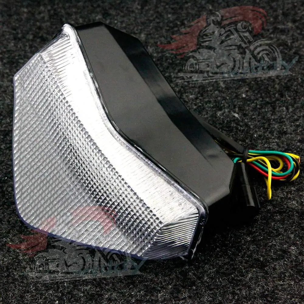 Мотоциклетный светодиодный задний фонарь интегрированные поворотные сигналы