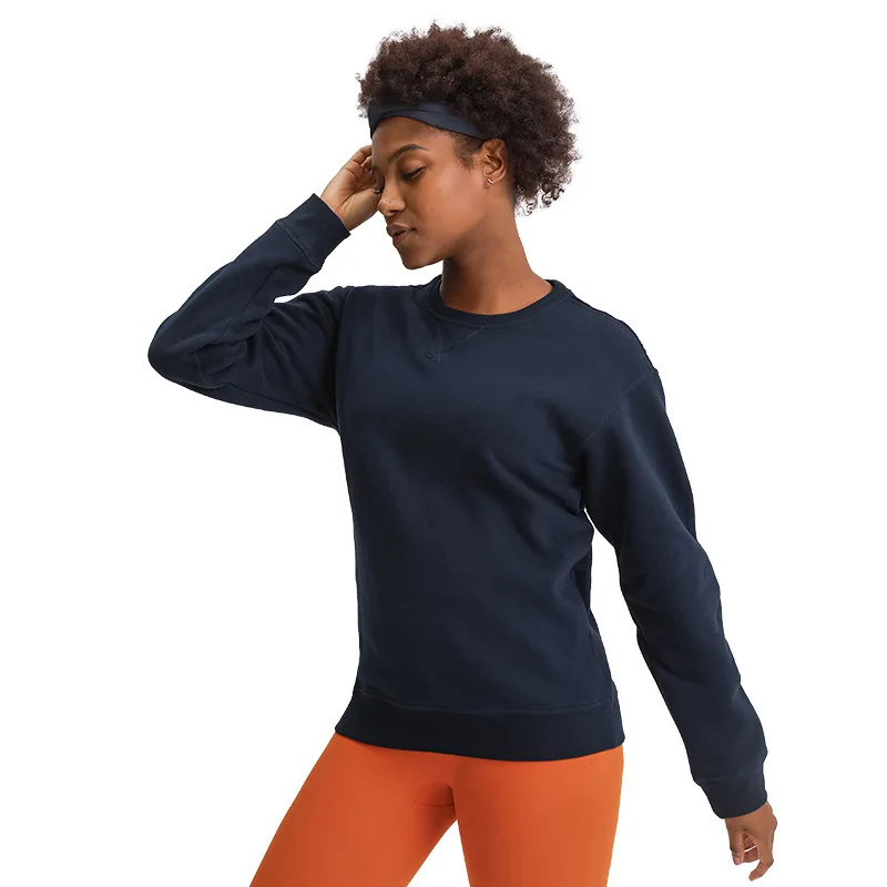 

solid color sweater fashion warmth outer wear ladies sports casual jacket Europe and America