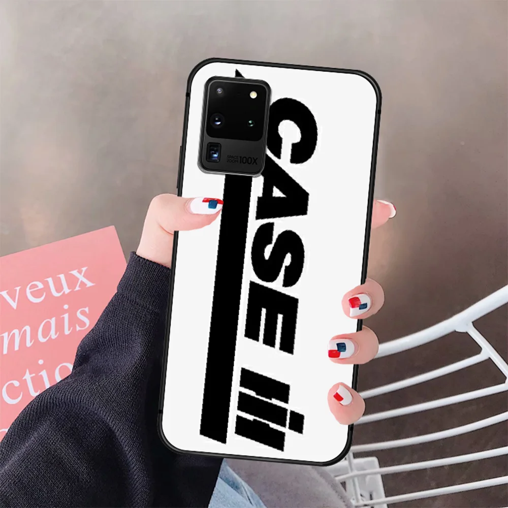 

CASE IH Brand Phone Case Cover Hull For Samsung Galaxy S 6 7 8 9 10 e 20 Edge Uitra Note 8 9 10 Plus black Coque Trend Cell 3D