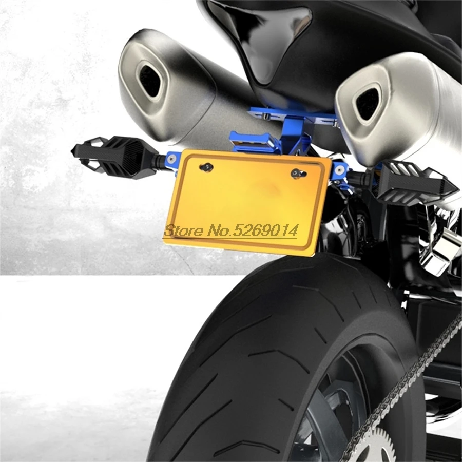 LED CNC алюминиевый держатель номерного знака для мотоцикла Tmax530 Ktm Duke 200 Спидометр Cbr