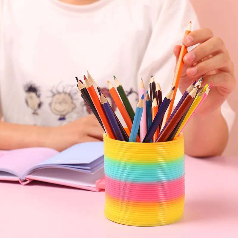 Пластиковое Радужное весеннее кольцо со смайликом цветное яркое круговое