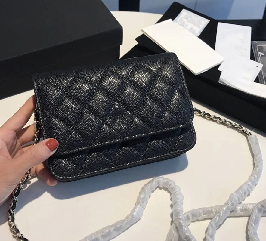 

Женская сумка через плечо из натуральной кожи, модные Индивидуальные клетчатые сумки-мессенджеры, роскошная женская сумка с двойной цепочк...