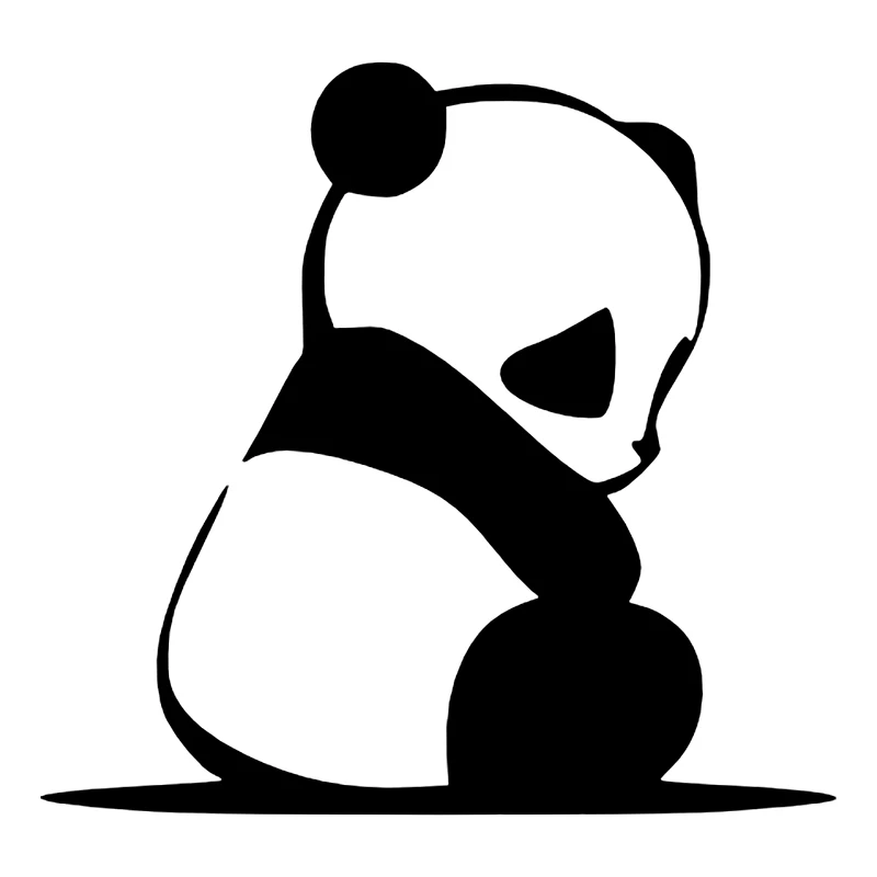 

32070# Various Sizes Vinyl Decal Cute Panda Animal Car Sticker Waterproof Auto Decors on Motorcycle Bumper Rear Window