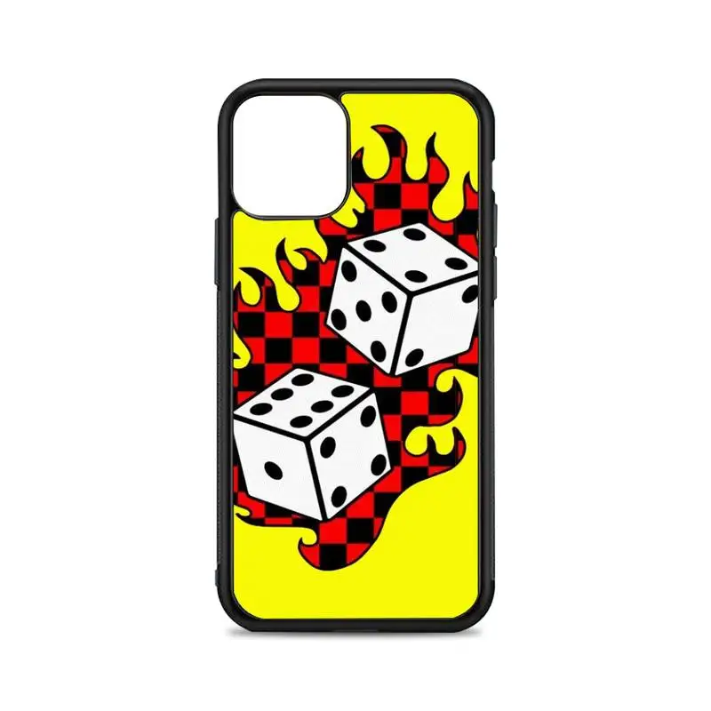 

Lucky Dice Phone Case for iPhone 12 mini 11 pro XS Max X XR 6 7 8 plus SE20 High quality TPU silicon and Hard plastic cover