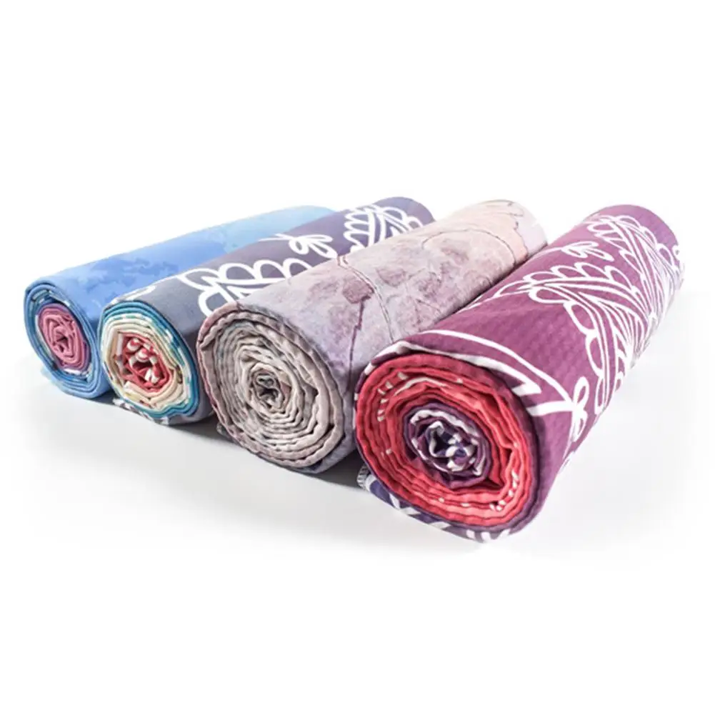 Замшевый Коврик для йоги из ТПЭ С Рисунком Слона нескользящий коврик похудения