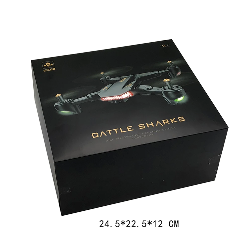 XS809W RC вертолеты селфи Дрон GPS 4K HD камера Quadcopter Wi Fi FPV 20 минут полета Безголовый
