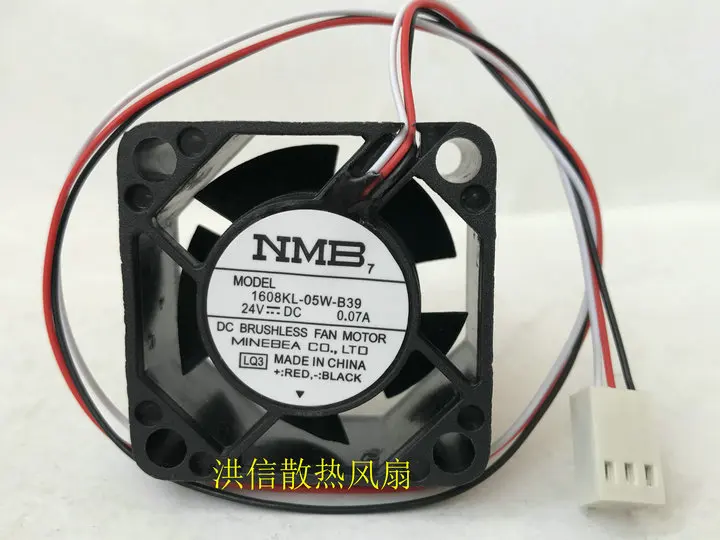 

Original 1608kl-05w-b39 DC24V 0.07a 4cm 4020 3-wire FANUC fan