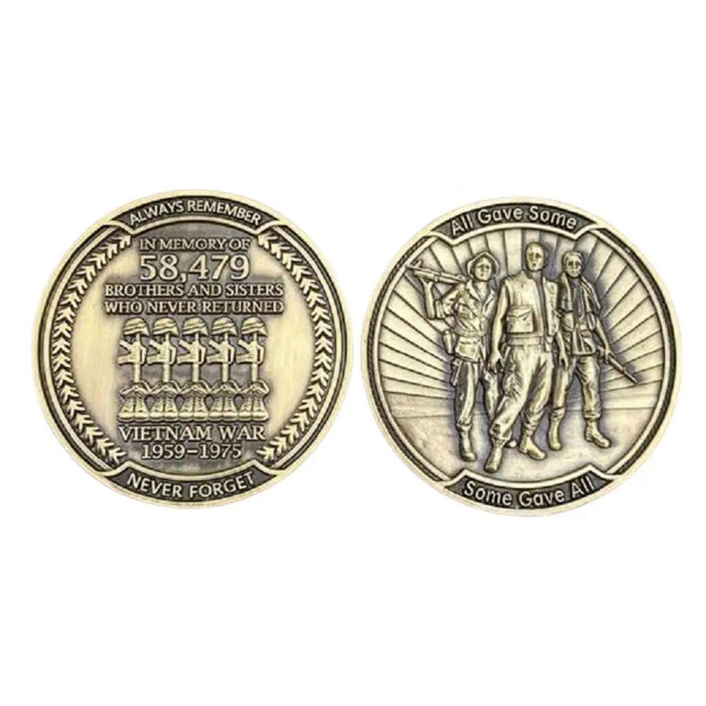 Вьетнамская памятная монета коллекция искусств металлическая Античная для