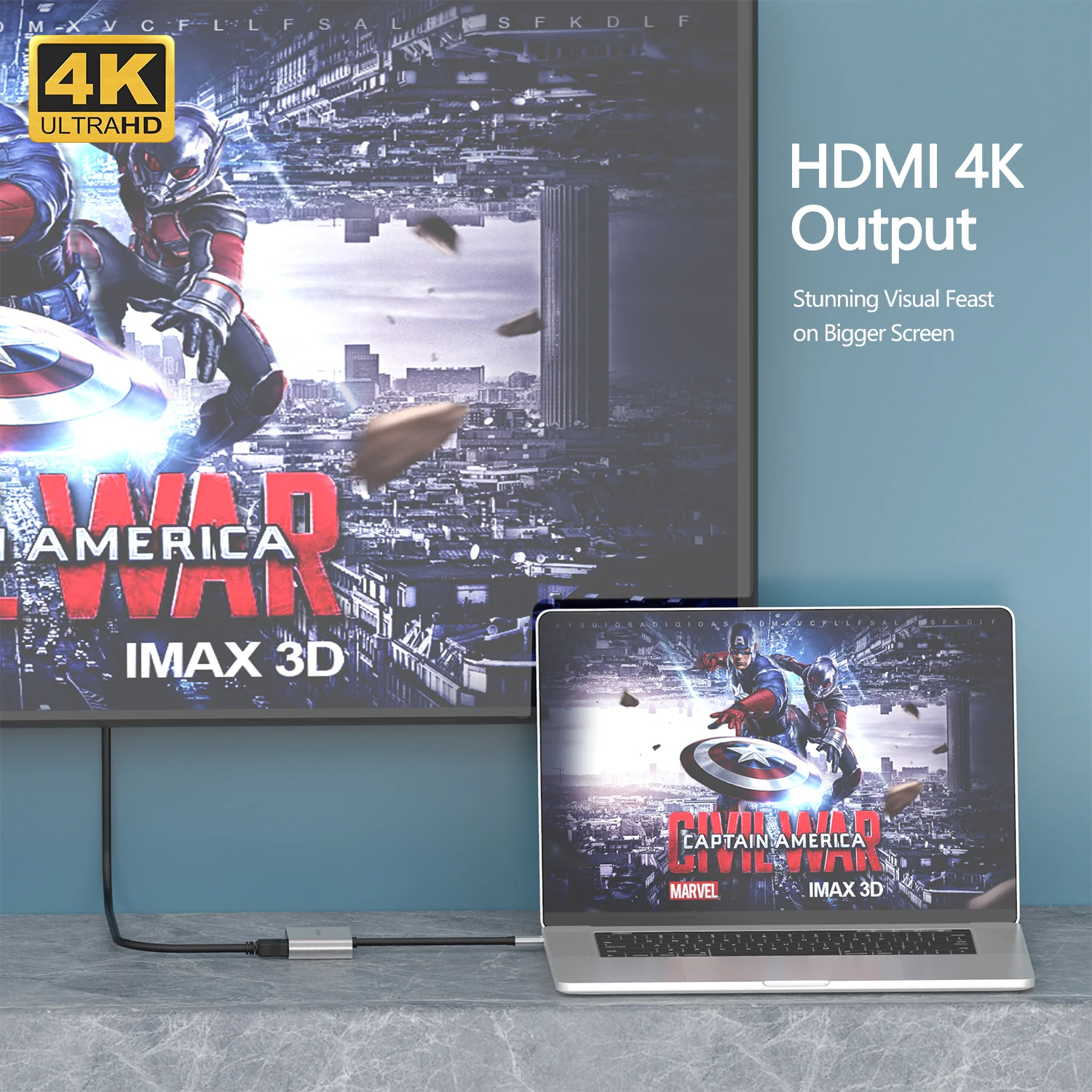 Wavlink USB C к VGA адаптер HDMI-совместимый тип-c двойному HDMI дисплей сплиттер конвертер