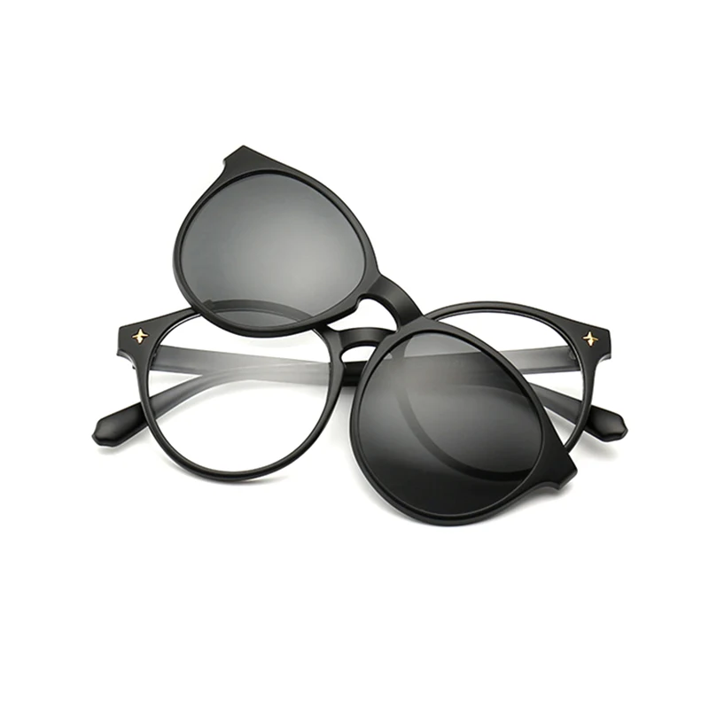 Набор Магнитных солнцезащитных очков для мужчин и женщин 6 в 1