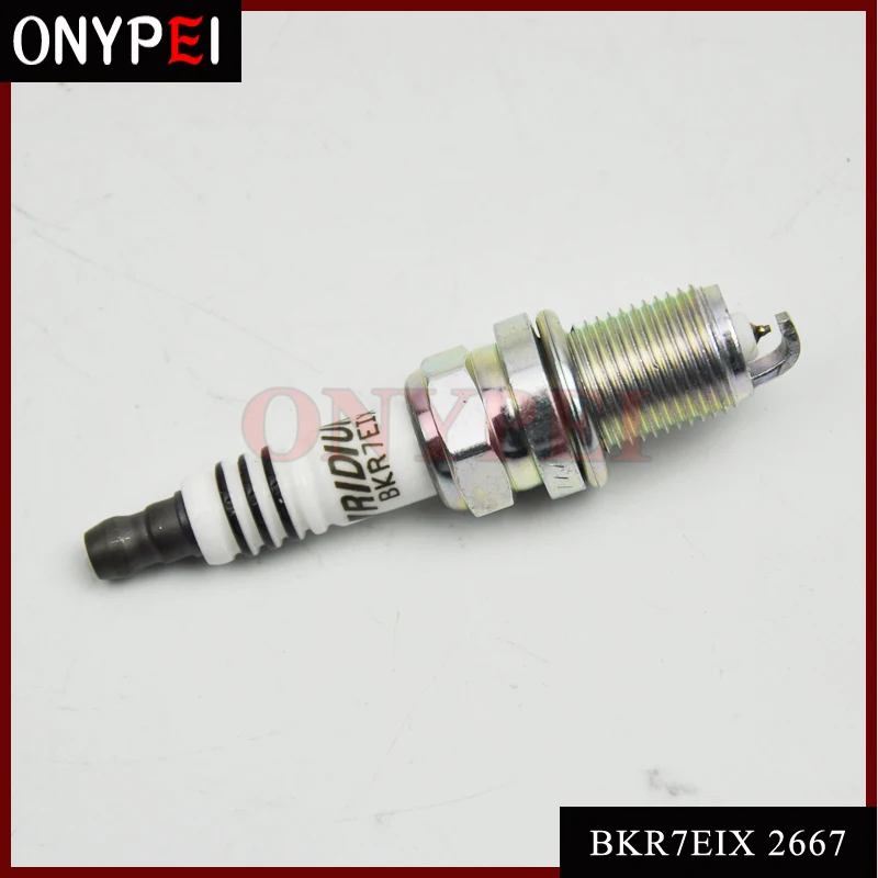 4 шт./лот иридиевая Свеча зажигания BKR7EIX 2667 для Polaris Porsche BMW Honda Volvo BKR7EIX-2667 |