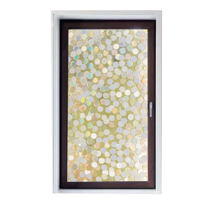 3D наклейка из статического клеящегося стекла с рисунком камня Виниловая в