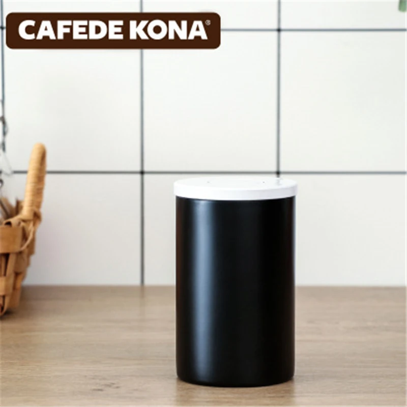 Герметичные банки CAFEDEKONA баночка для хранения кофе 0.4L из нержавеющей стали с