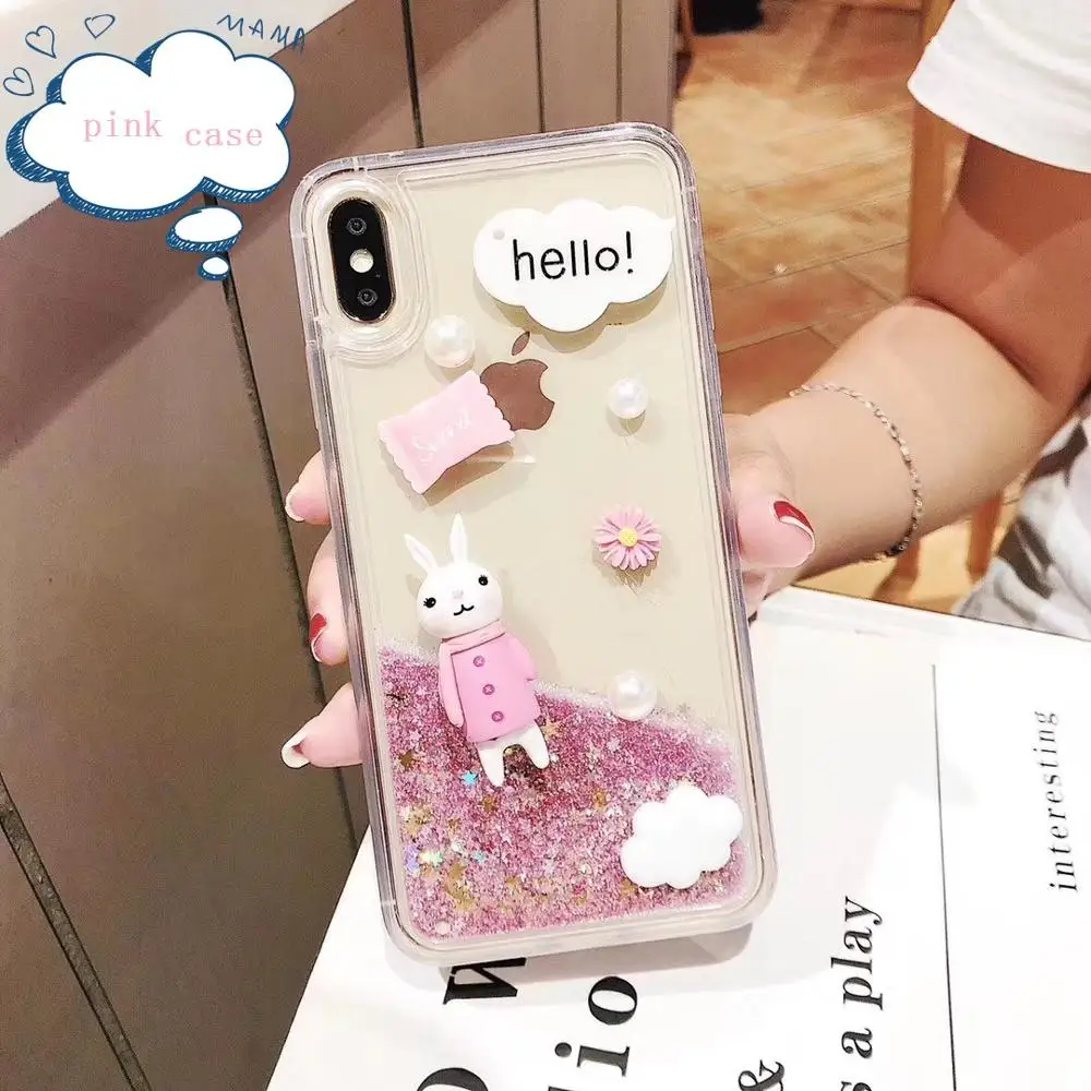 Женские чехлы для телефонов huawei honor 9i lite 6X 7X 8xmax с сыпучим песком ремешком 20pro/v20/10