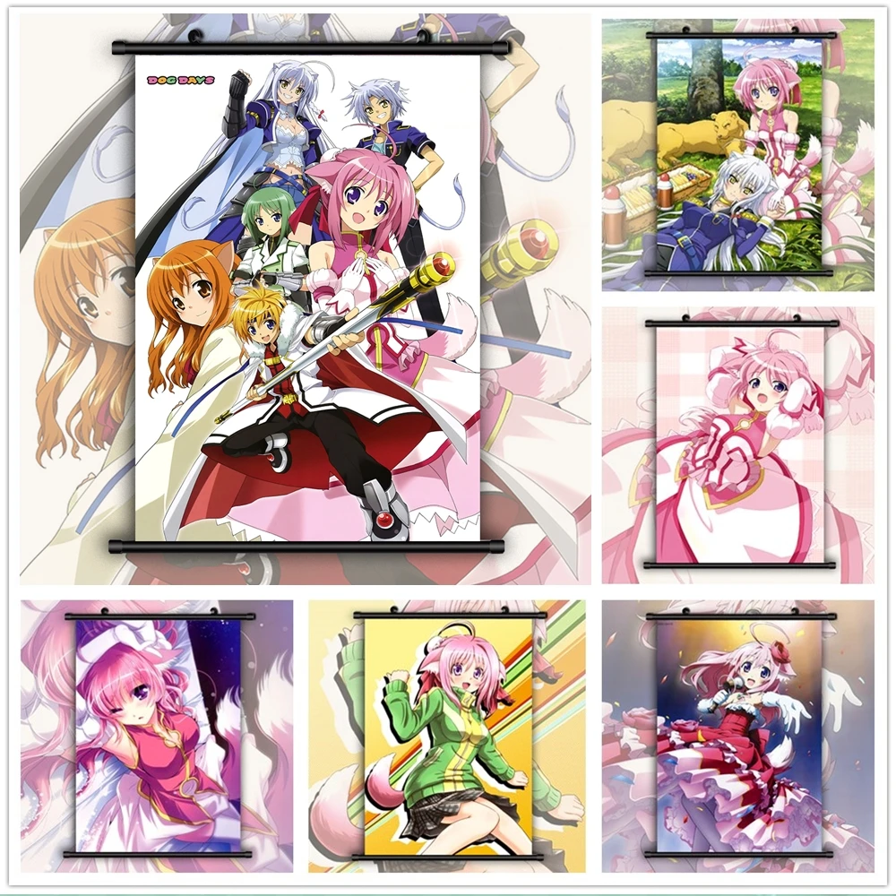 Плакат на стену с изображением собаки дни миллиора фирианно бисккотти Аниме