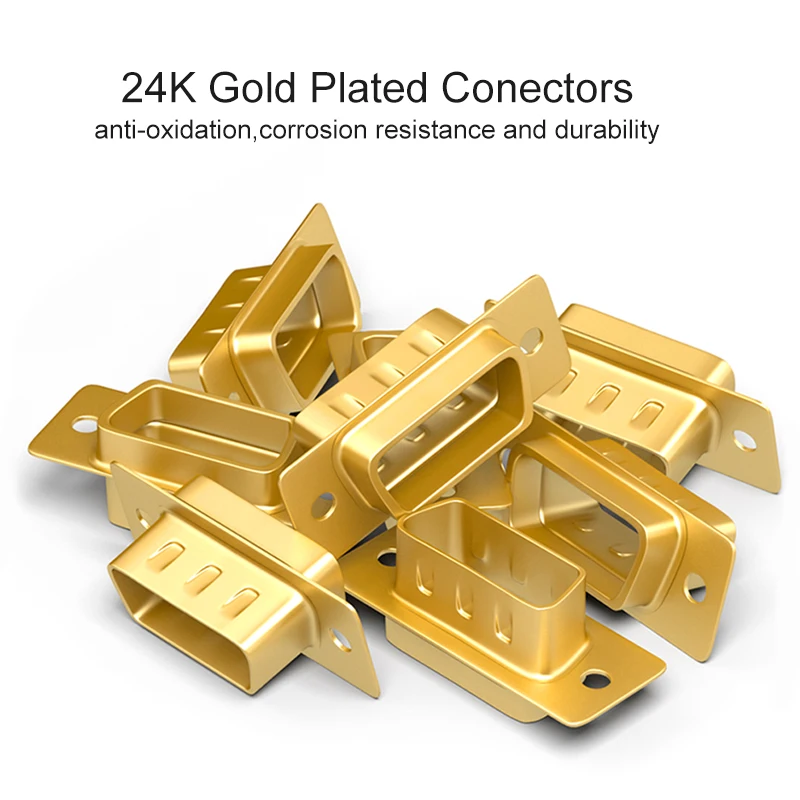 Кабель SAMZHE VGA с разъемом Папа-папа 1080P кабель D-Sub несколькими отделениями черный