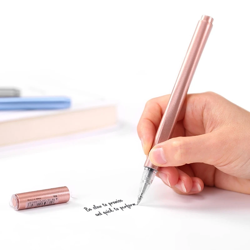 

W3JD 3 Pcs 0.5mm Black Gel Pens Ballpoint Pen Writing Tool Office School Stationery