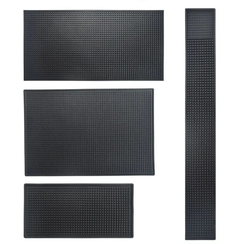

Rubber Bar Mat Bar Runner Glass Drip Tray Beer Drink Rail Bars Service Mat Dropshipping