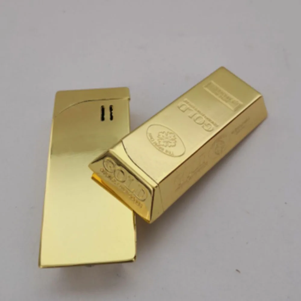 50 шт Золотой бар зажигалка