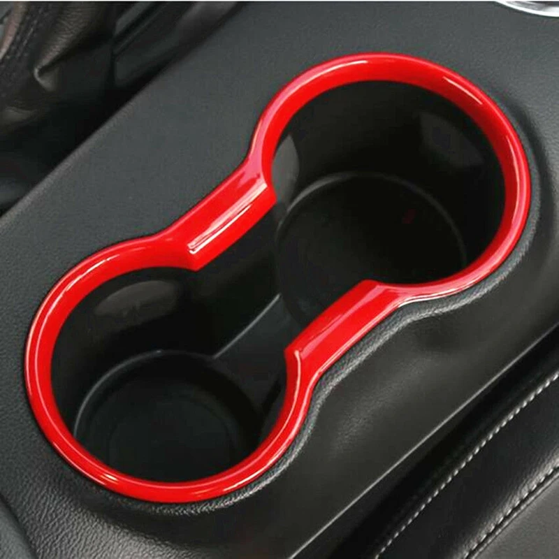 Для Ford Mustang 2015 - 2018 Автомобильный держатель для стакана воды отделка рамка Декор |