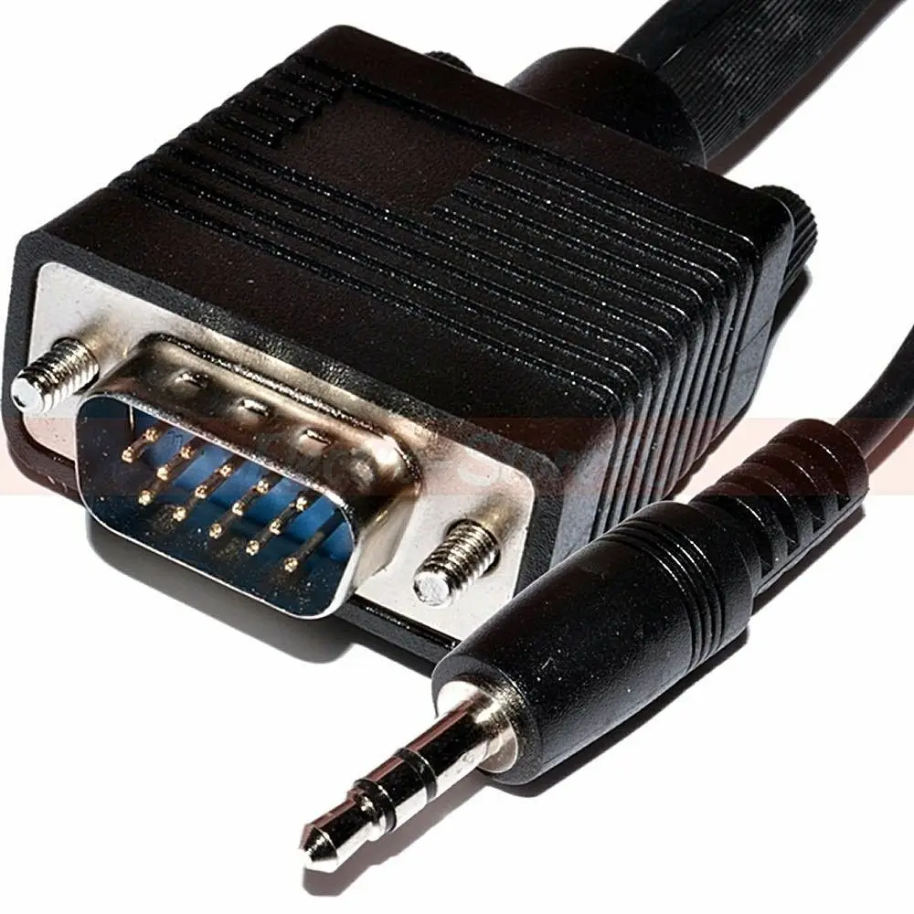 15ɿT SVGA Super VGA М кабель Папа-папа с 3 5 мм аудио из-за цветопередачи монитора ТВ 15FT |