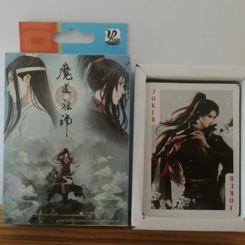

54 Sheets/Set Grandmaster of Demonic Cultivation Anime Poker Cards Mo Dao Zu Shi Character Collection Playing Cards
