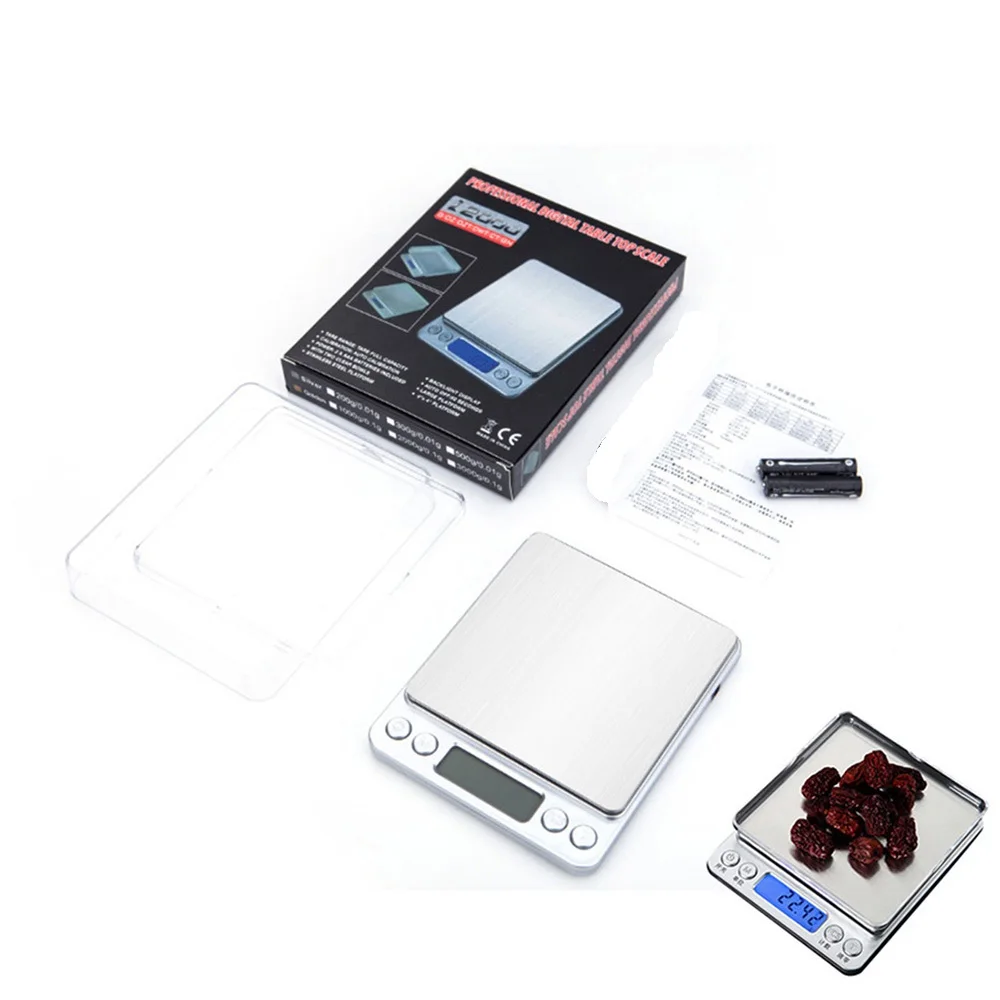 0 01/0 1g Новый Precision ЖК дисплей цифровые весы 500 г/1/2/3 кг мини электронные детские