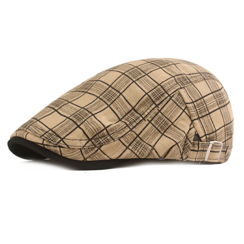 

Men's cowboy beret women's solid color nude casual hat travel avant-garde hat